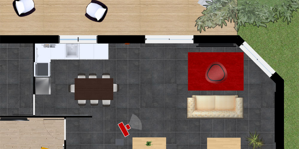 2D Floor Plan and Camera