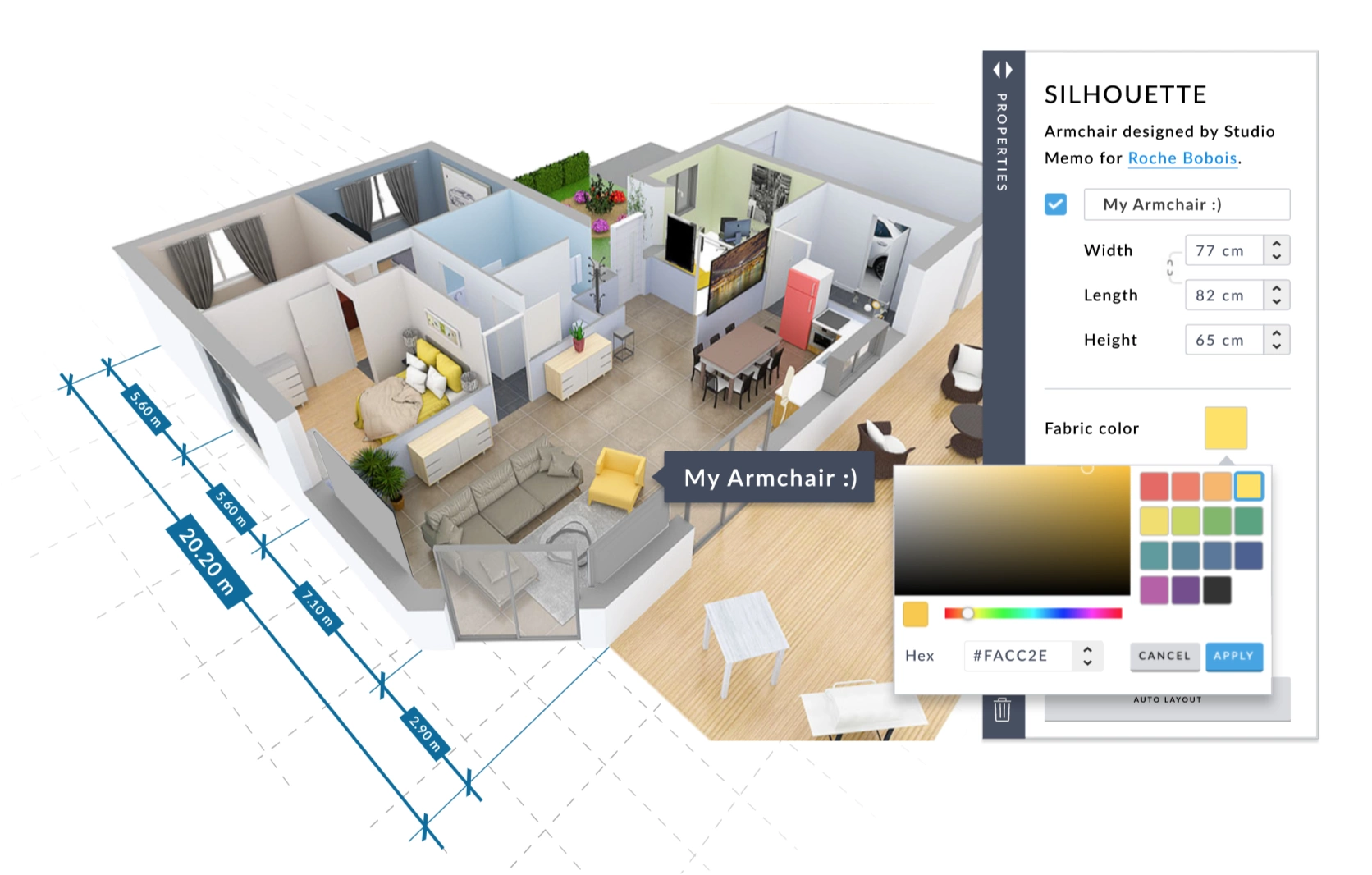 floor plan software - space designer 3d